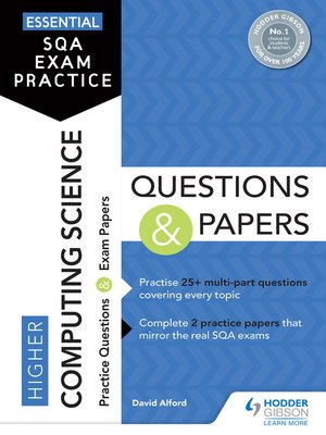 cover image of Essential SQA Exam Practice: Higher Computing Science Questions and Papers